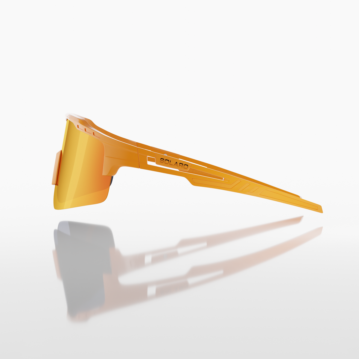 Solaro Shades Cosmos baseball sunglasses in Citrus Burst – sports eyewear for athletes.