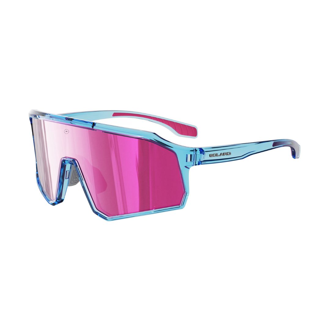 Solaro Shades Pluto youth baseball sunglasses in Cotton Candy Jr. – sports eyewear for athletes.