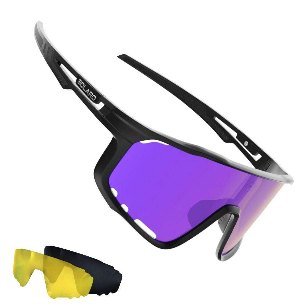 Solaro Shades Eclipse baseball sunglasses in Nebula – sports eyewear for athletes.