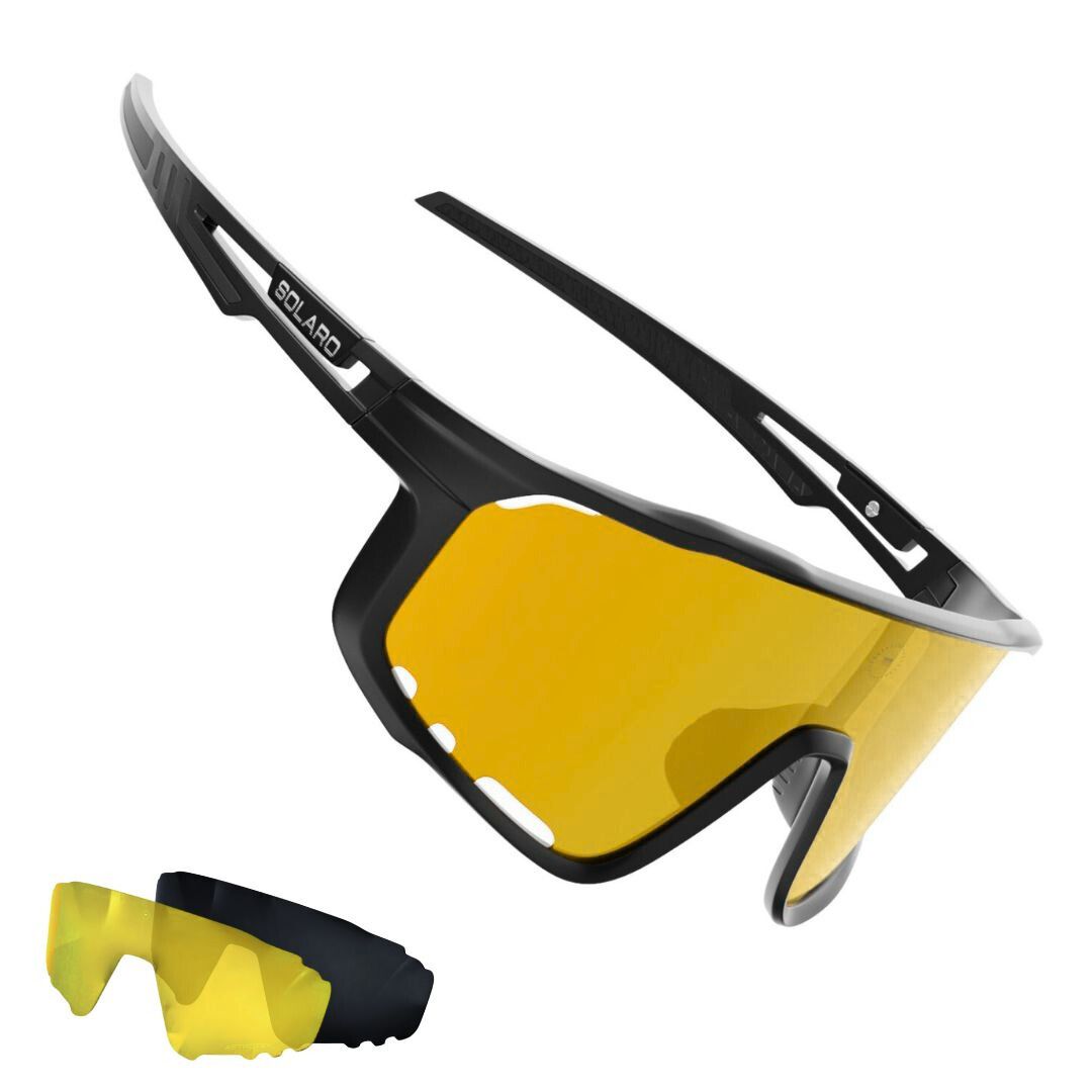 Solaro Shades Eclipse baseball sunglasses in Karot – sports eyewear for athletes.