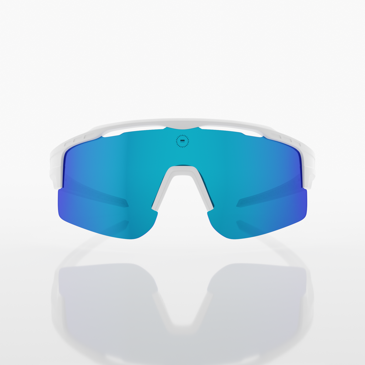 Solaro Shades Cosmos baseball sunglasses in Glacial Frost – sports eyewear for athletes.