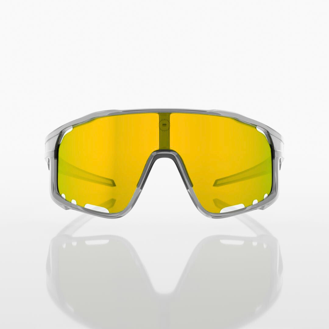 Solaro Shades Eclipse baseball sunglasses in 24K – sports eyewear for athletes.