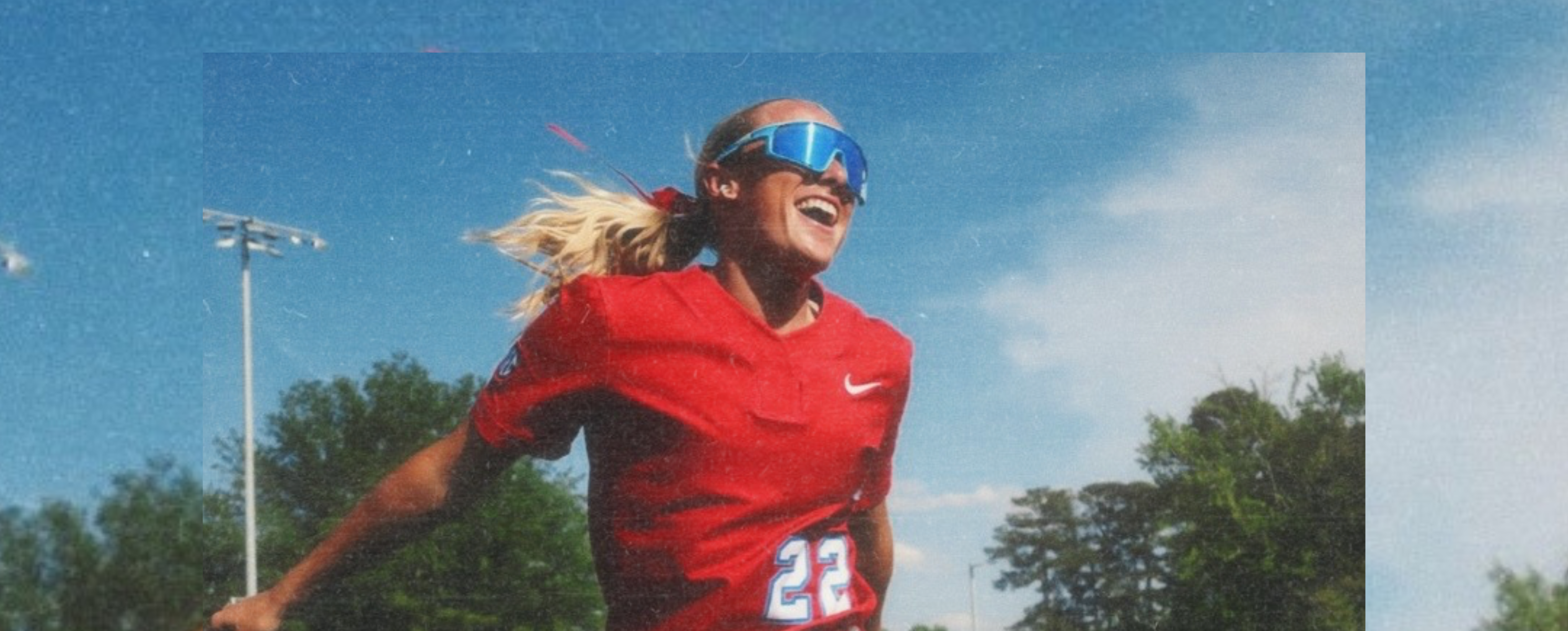 Taylor Malvin of Ole Miss softball wearing Solaro Shades softball glasses.