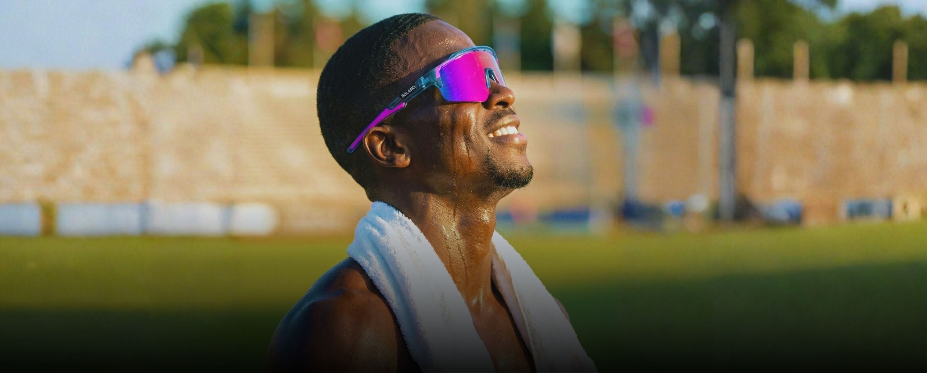 Solaro Shades baseball sunglasses worn by Jamar Jackson, professional athlete.