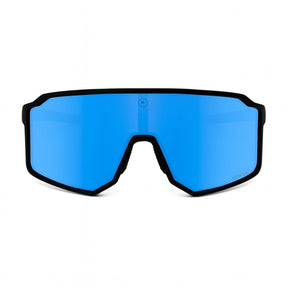 Solaro Shades black and blue youth sunglasses for baseball, softball, running and more. Best youth sports sunglasses.