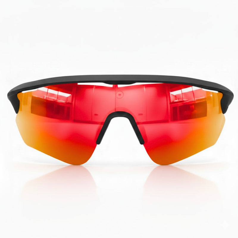 Solaro Shades baseball sunglasses. Pink and blue sports sunglasses for softball, running, and more. 