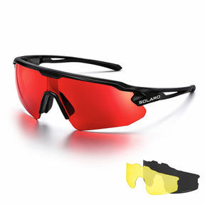 Solaro Shades baseball sunglasses. Pink and blue sports sunglasses for softball, running, and more. 