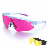 Solaro Shades baseball sunglasses and softball sunglasses
 Pink and blue sports sunglasses for softball, running, and more. 