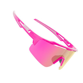 Solaro Shades Hot Pink baseball sunglasses, softball sunglasses, pickleball sunglasses and running sunglasses for athletes who want the best sunglasses for their sport. 