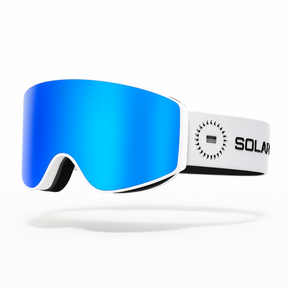 Solaro Shades ski goggles. Top rated Snow goggles with an interchangeable lens for skiing at all times of day. Best snow goggles of 2025.