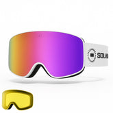 Solaro Shades ski goggles. Top rated Snow goggles with an interchangeable lens for skiing at all times of day. Best snow goggles of 2025.