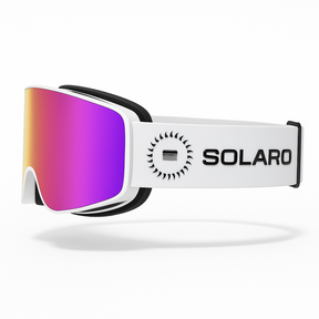 Solaro Shades ski goggles. Top rated Snow goggles with an interchangeable lens for skiing at all times of day. Best snow goggles of 2025.