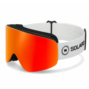 Solaro Shades ski goggles. Top rated Snow goggles with an interchangable lens for skiing at all times of day. Best snow goggles of 2025.