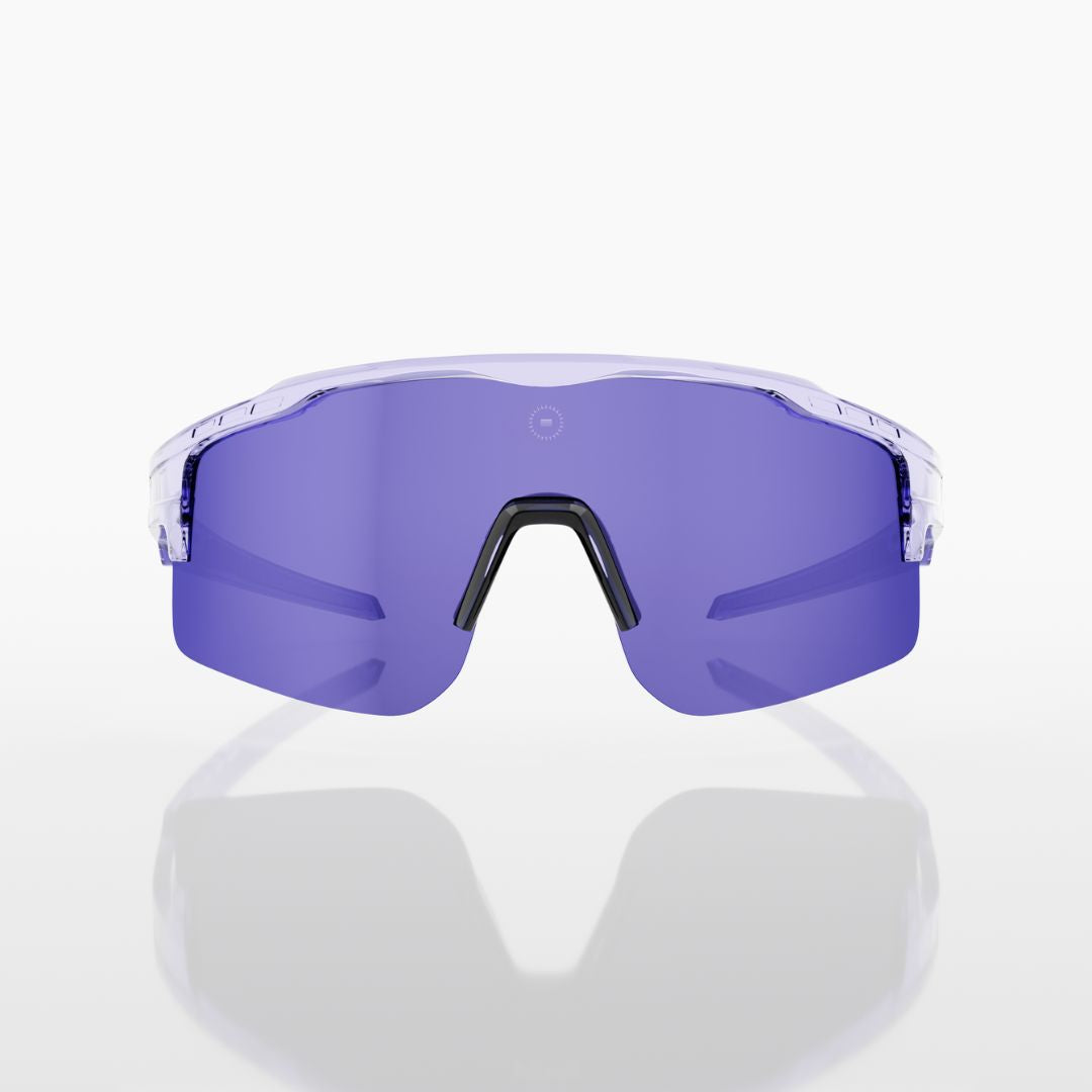 Solaro Shades Purpln Crush baseball sunglasses sunglasses, softball sunglasses, pickleball sunglasses and running sunglasses for athletes who want the best sunglasses for their sport. Worn by LSU baseball and more. 