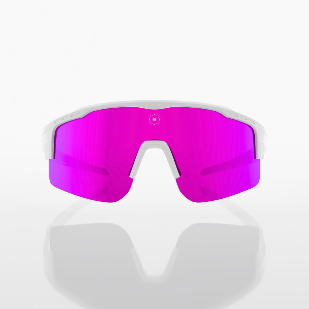 Solaro Shades Pink Flash baseball sunglasses sunglasses, softball sunglasses, pickleball sunglasses and running sunglasses for athletes who want the best sunglasses for their sport. 