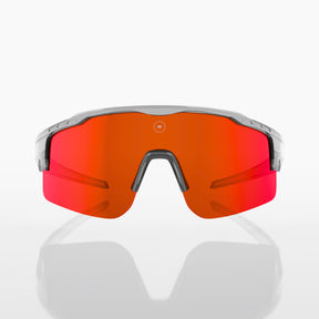 Solaro Shades Cosmos baseball sunglasses in Blaze – sports eyewear for athletes. 