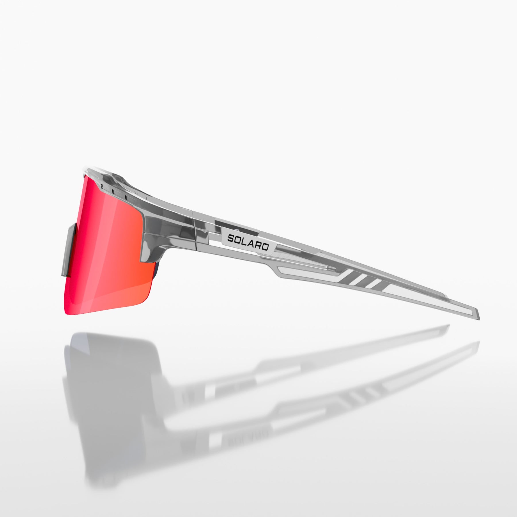 Solaro Shades Cosmos baseball sunglasses in Blaze – sports eyewear for athletes. 