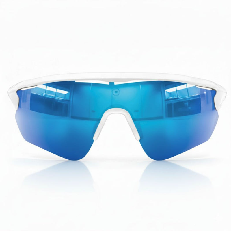 Solaro Shades baseball sunglasses. Pink and blue sports sunglasses for softball, running, and more. 