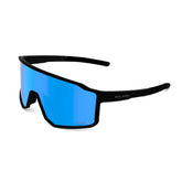 Solaro Shades black and blue youth sunglasses for baseball, softball, running and more. Best youth sports sunglasses.