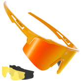 Solaro Shades Cosmos baseball sunglasses in Citrus Burst – sports eyewear for athletes. 