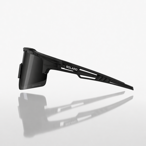 blackout baseball sunglasses from Solaro Shades, great for running, softball and more. 
