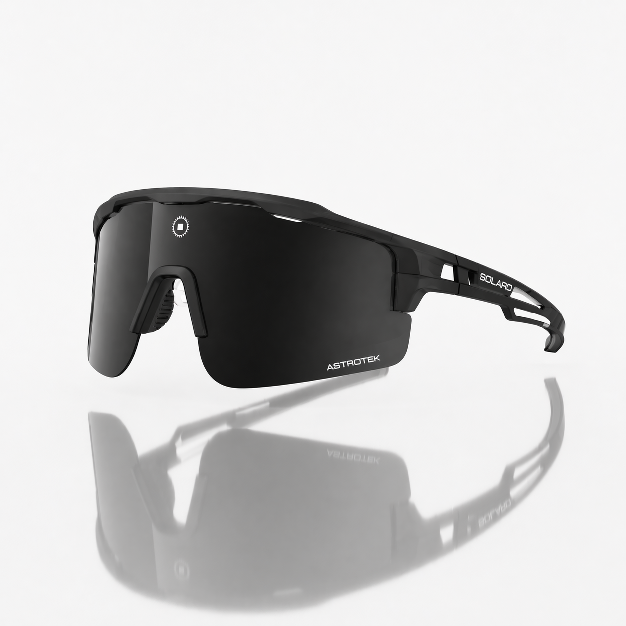 blackout baseball sunglasses from Solaro Shades, great for running, softball and more. 