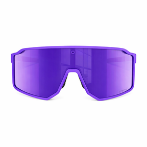 Youth Solaro Shades Jamberry Jr. Purple sunglasses with black arms on a white background