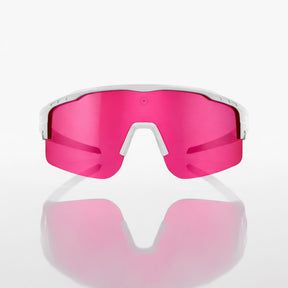 Solaro Shades Pink Flash baseball sunglasses sunglasses, softball sunglasses, pickleball sunglasses and running sunglasses for athletes who want the best sunglasses for their sport. 