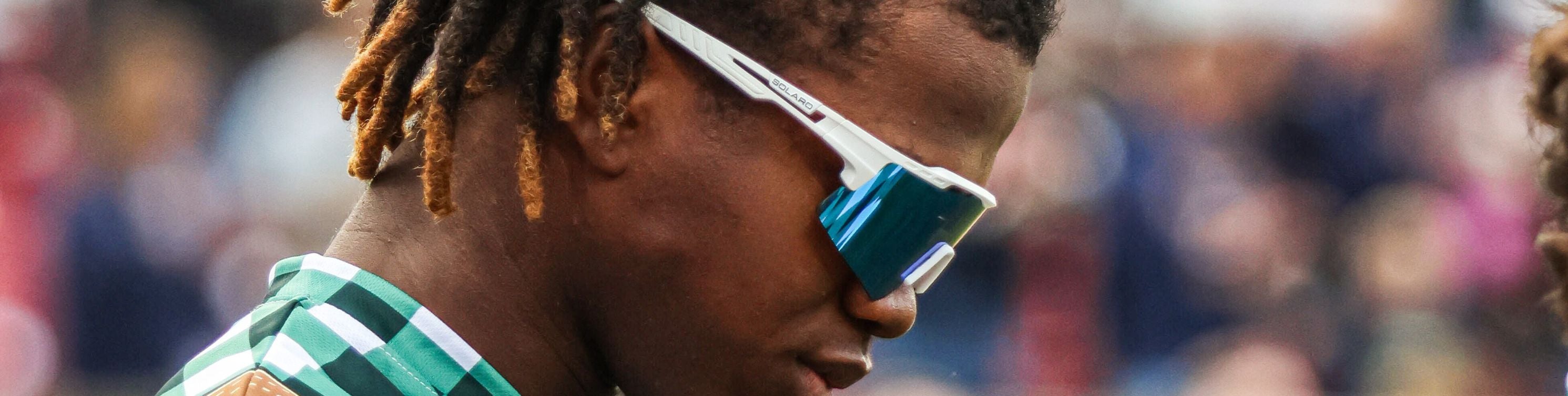 Jesus Made, the top MLB prospect, wearing Solaro Shades baseball sunglasses, the top shades choice of MLB athletes. 