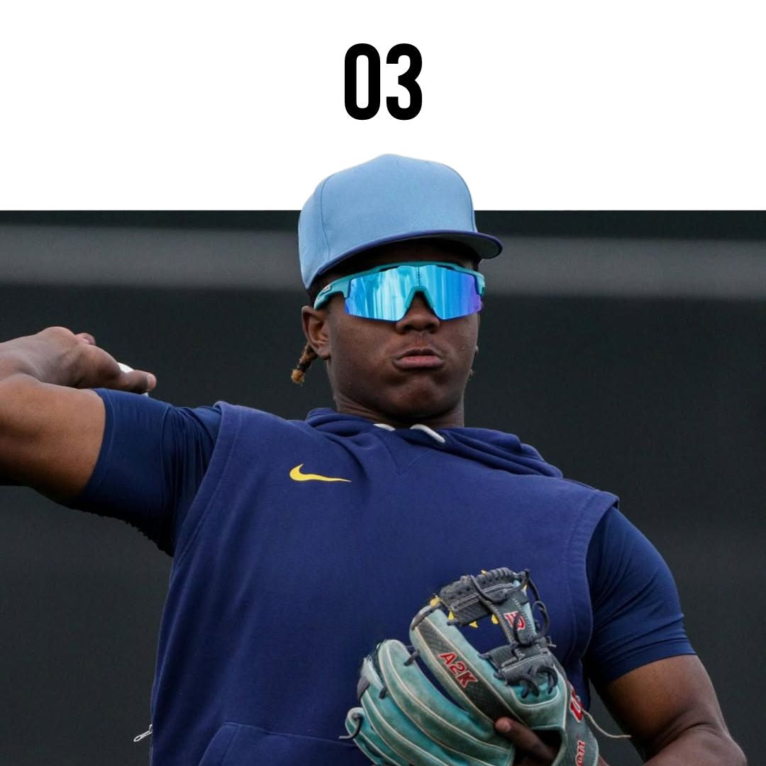 Jesus Made of the Milwaukee Brewers wearing Solaro Shades baseball sunglasses.