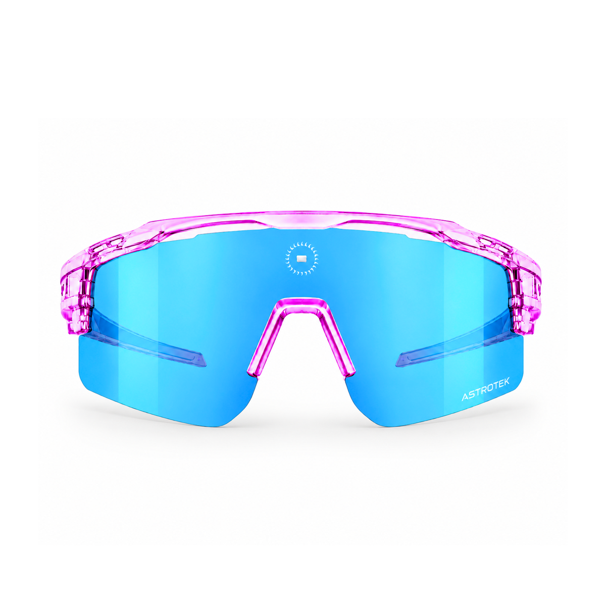 Solaro Shades Cosmos baseball sunglasses in Showstopper pink blue – sports eyewear for athletes. 