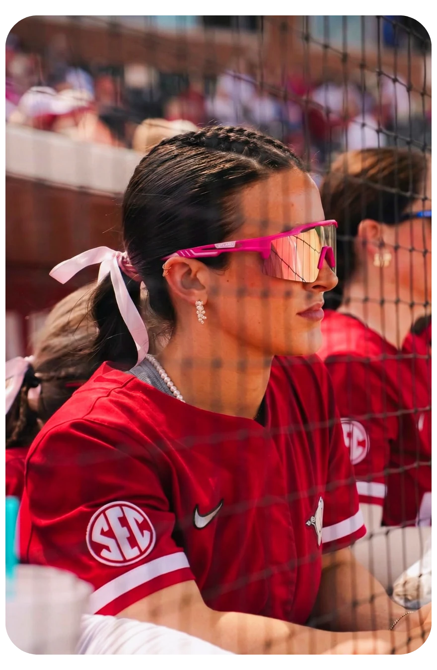 Athlete wearing Solaro sports sunglasses