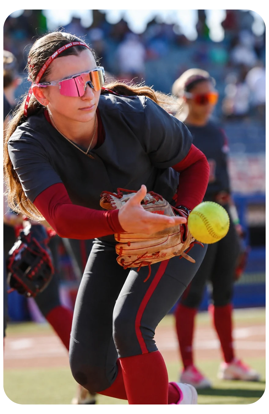 Athlete wearing Solaro sports sunglasses